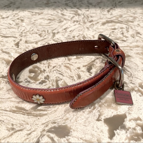 Vintage Coach Pet Collar